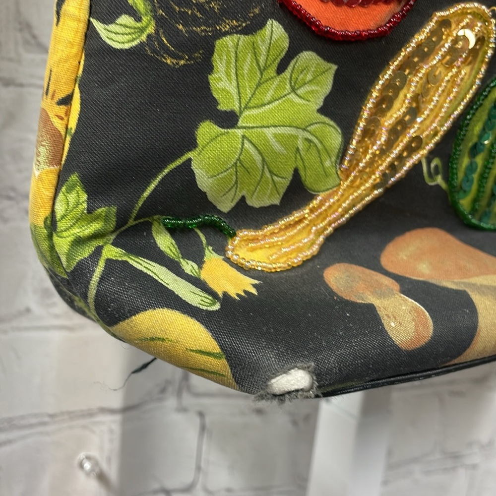 Vintage Prezzo Harvest Sequin Colorful Autumn Handbag - Picture 3 of 11